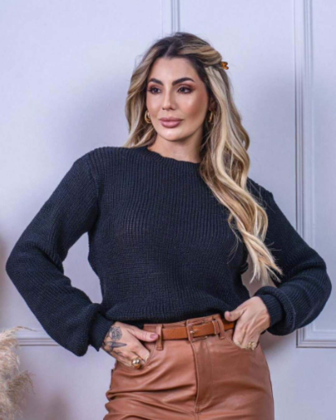 Pullover mit Puffärmeln: Eleganz und Komfort für den Winter