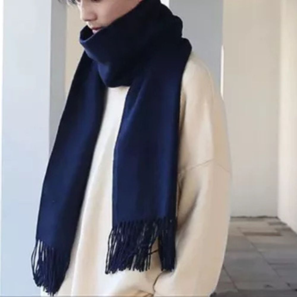 Polyesterschal mit Fransen, 230 g