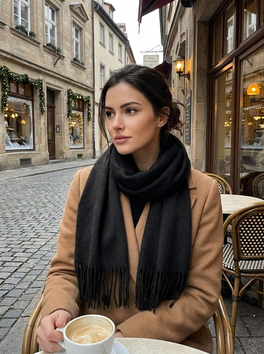 Dicker Winterschal für Damen
